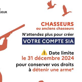 Système d'Information sur les Armes pour les chasseurs